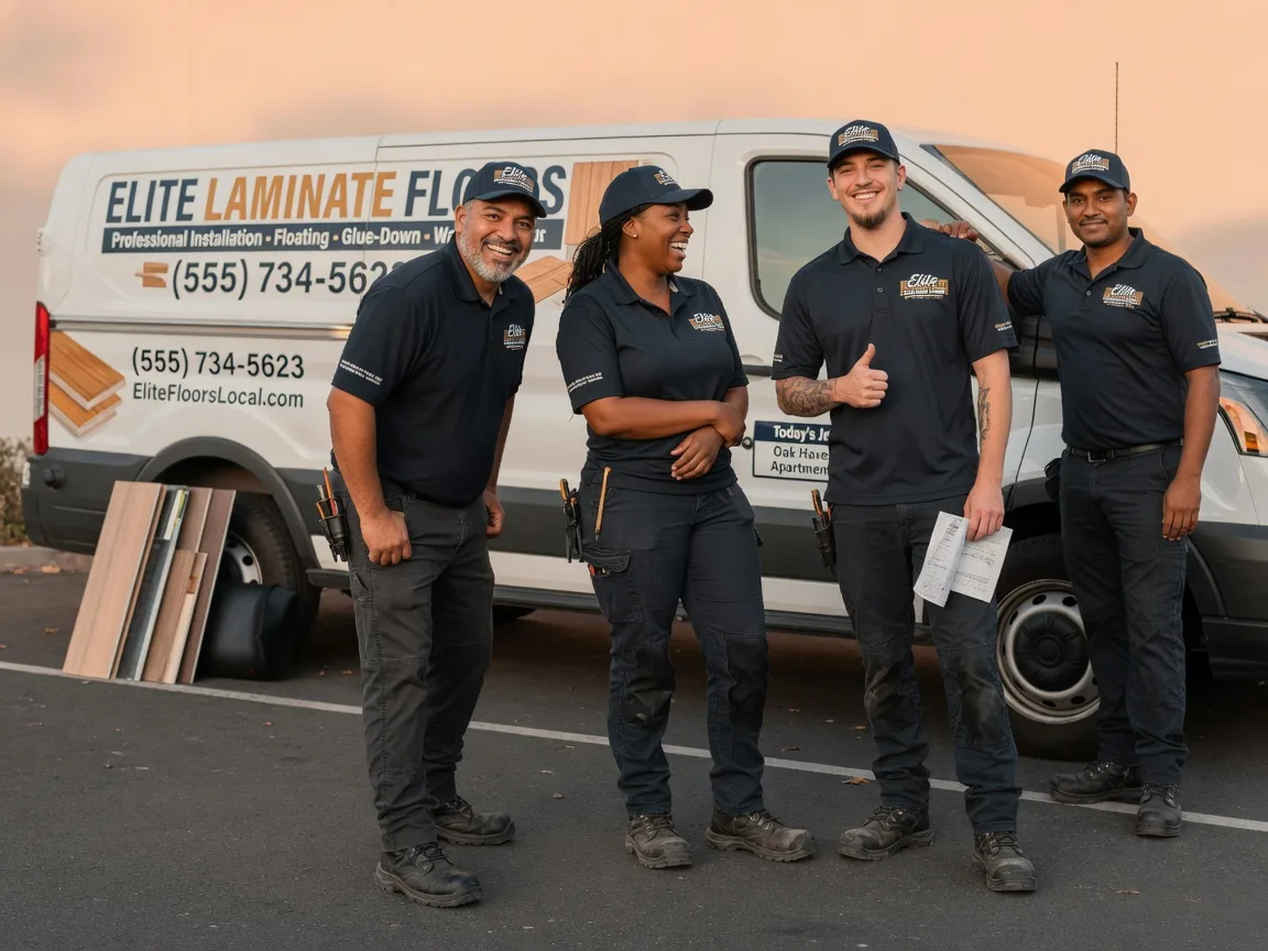Laminate flooring installation company in Dahlen, ND